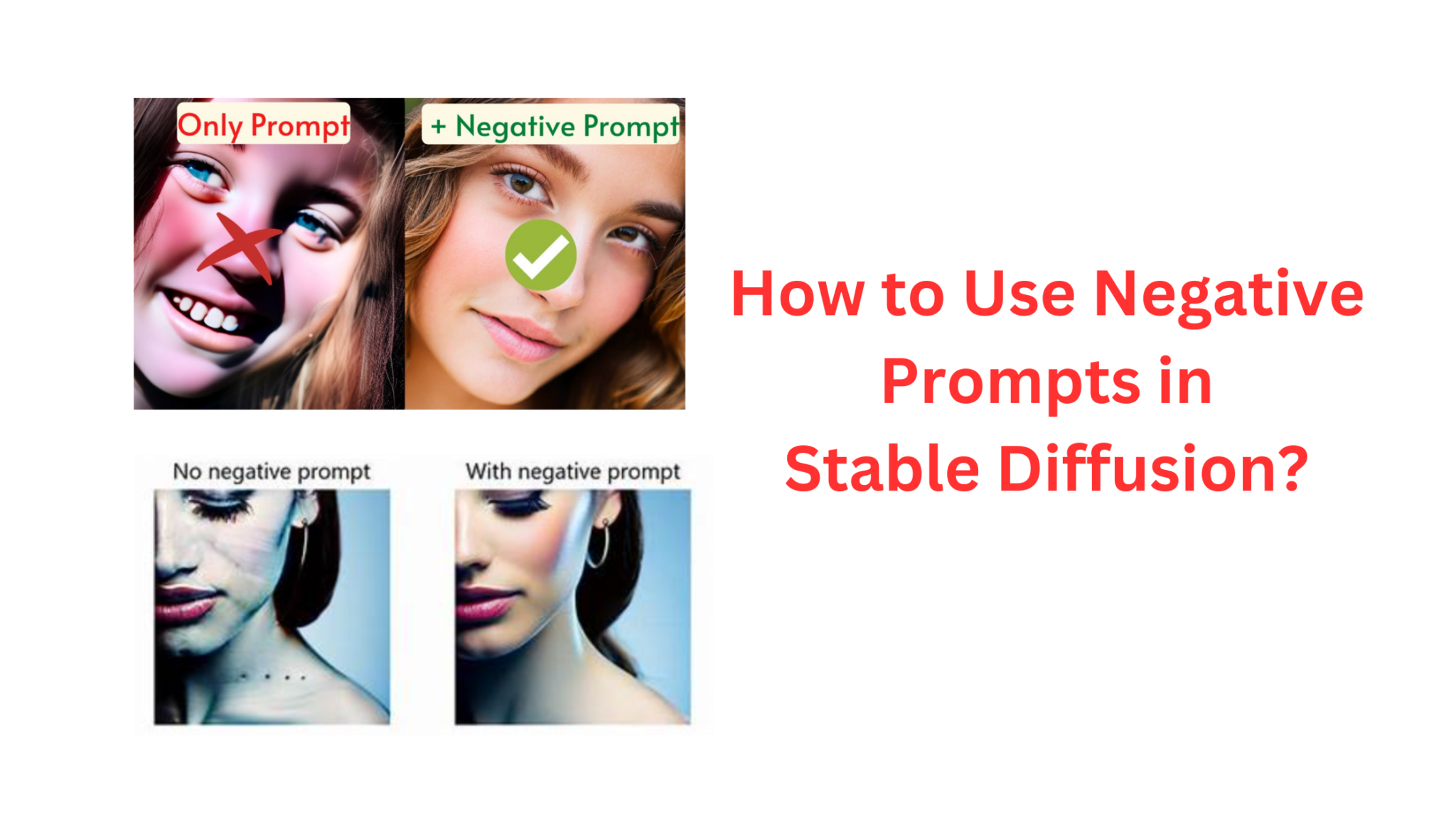 How To Use Negative Prompts In Stable Diffusion With List