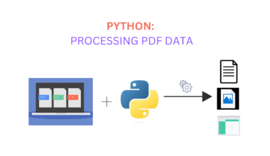 data processing from PDF using Python