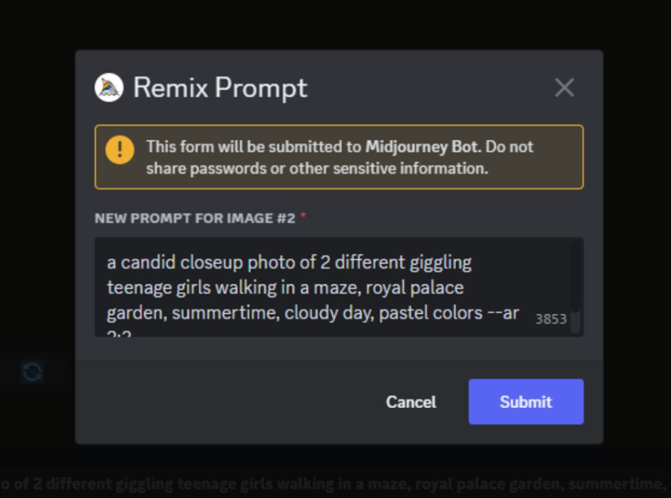 remix prompt